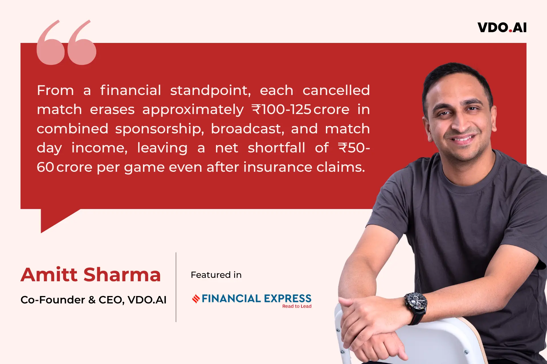 Founder's Opinion | Amitt Sharma's take on the fallout of the IPL's mid-season suspension and its impact on ad revenues